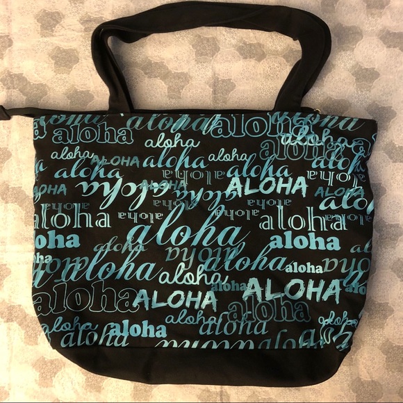💫NWOT Island Impressions Aloha Med Tote - Picture 1 of 7